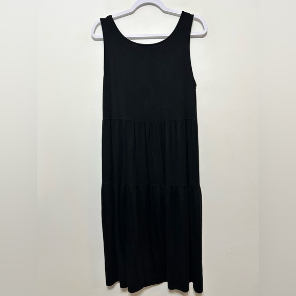 Eileen Fisher Jersey Tiered Midi Dress - Picture 6 of 10